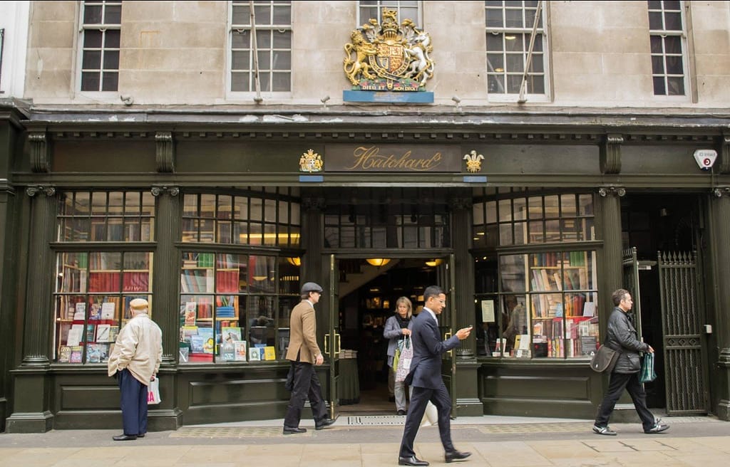 3 days in London Hatchards bookshop in St James's, London's oldest bookshop
