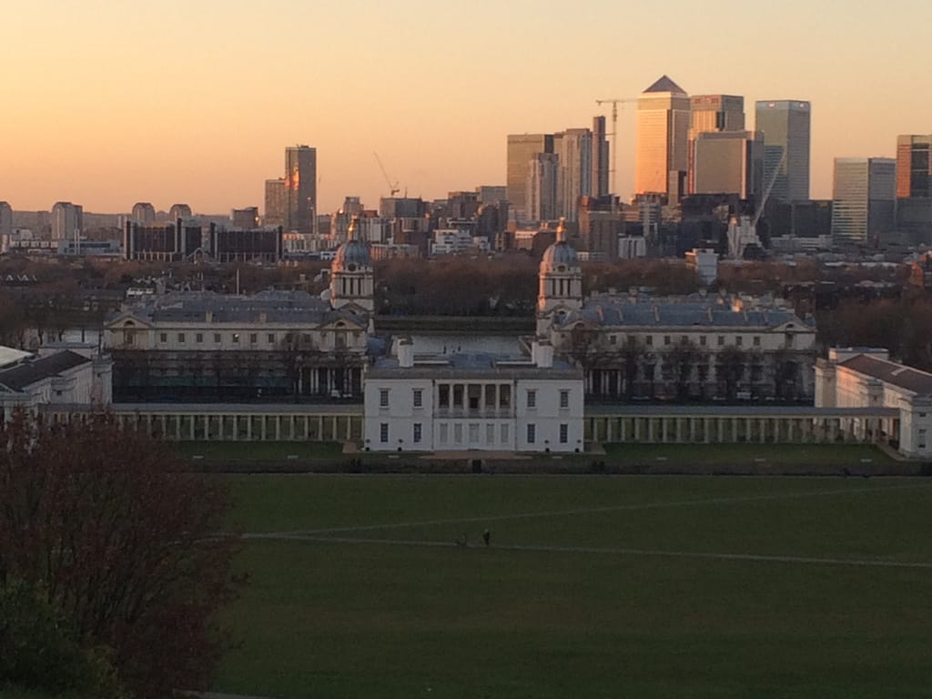 Historic Greenwich in the evening