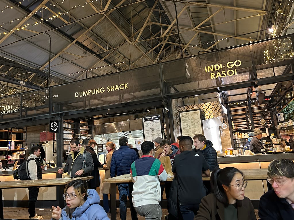 London winter walks Spitalfields Market