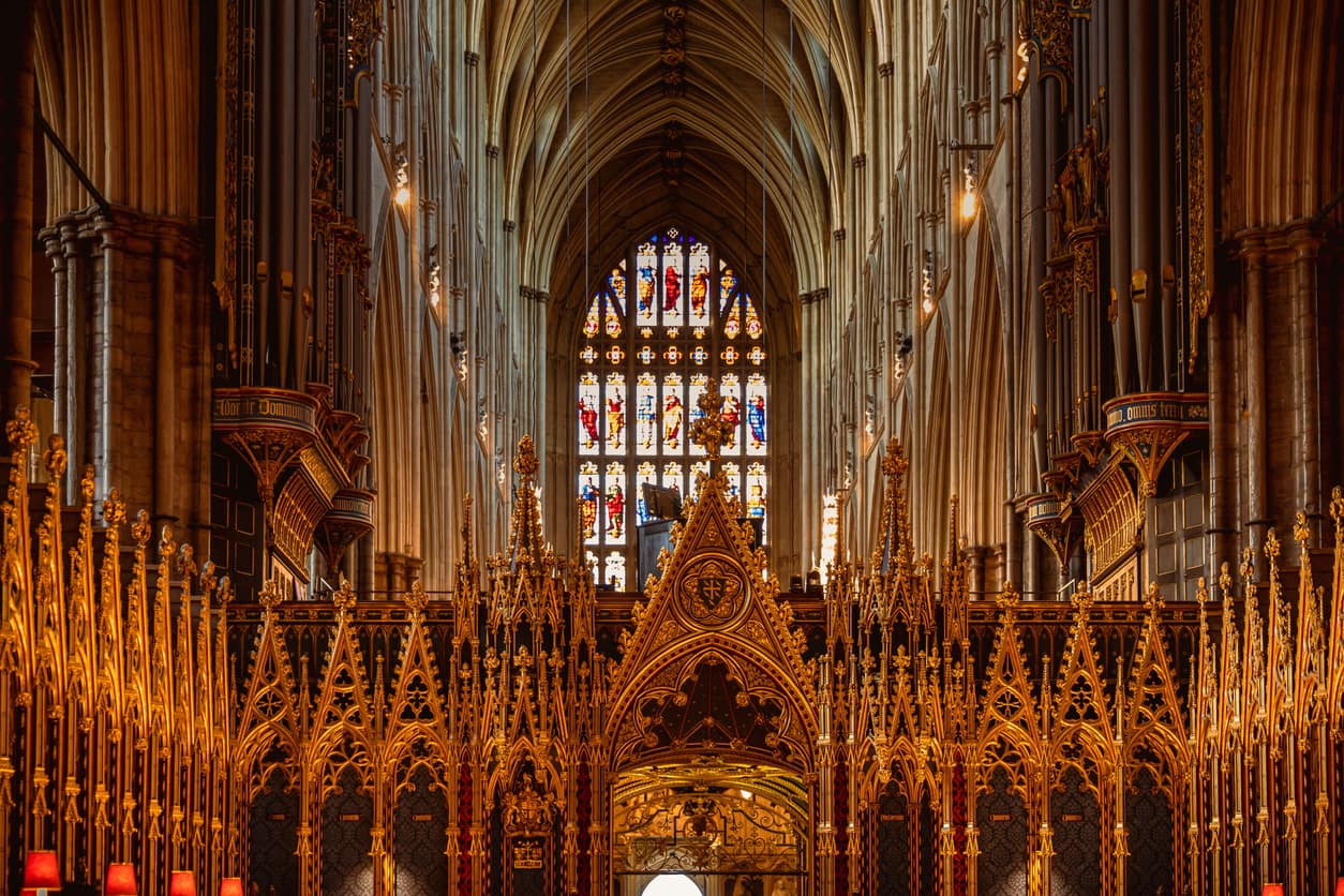 Best Christmas concerts in London Inside view of Westminster Abbey