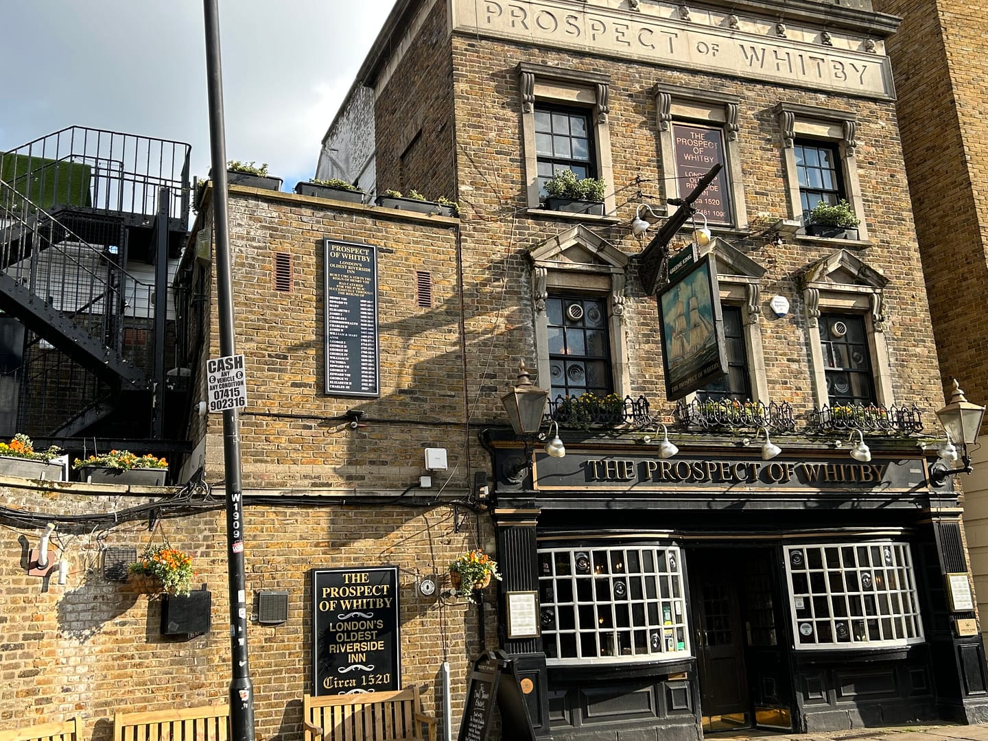 Historic pubs of London The Prospect of Whitby in Wapping