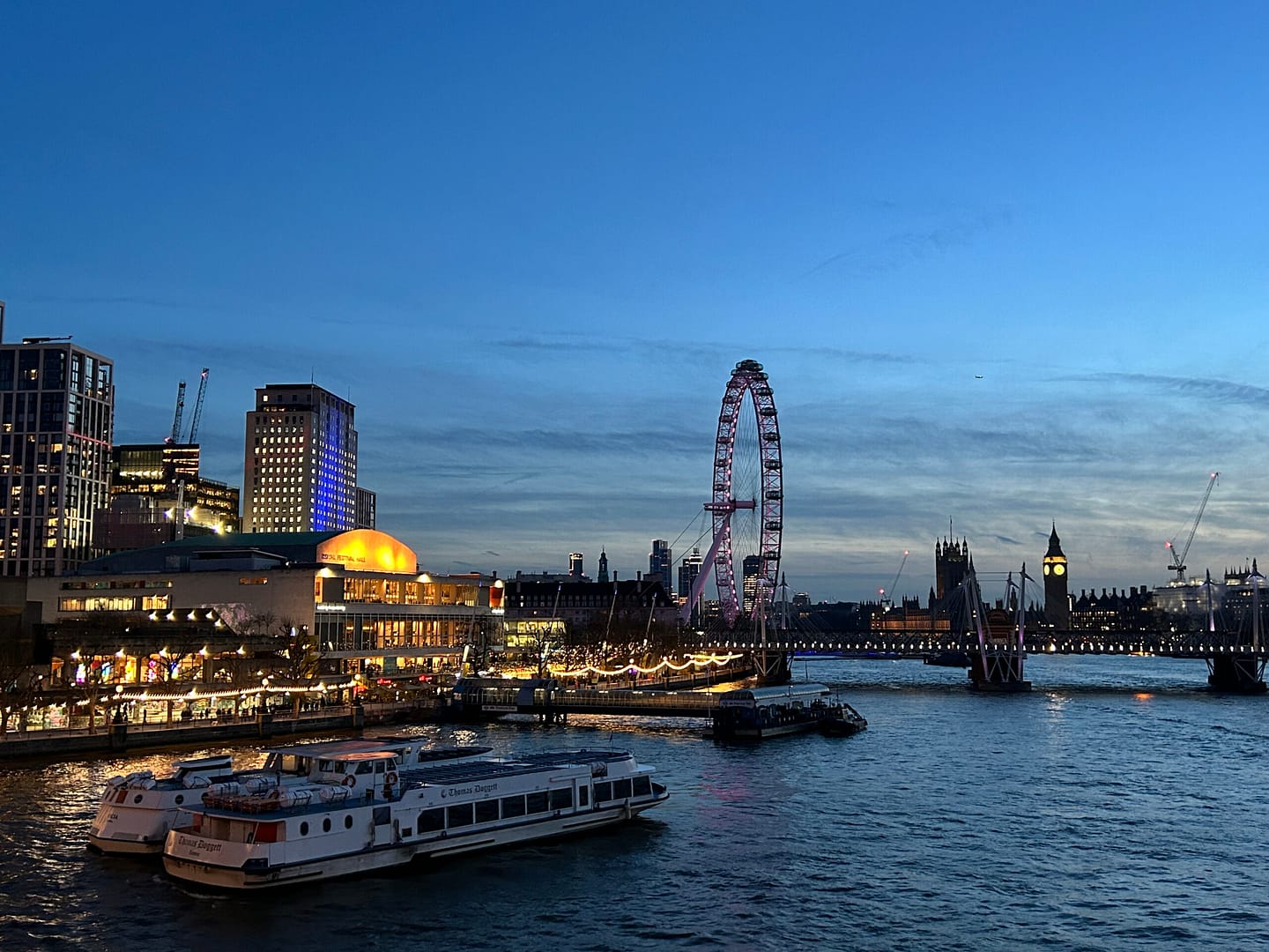 Best evening experiences in London Southbank Evening View