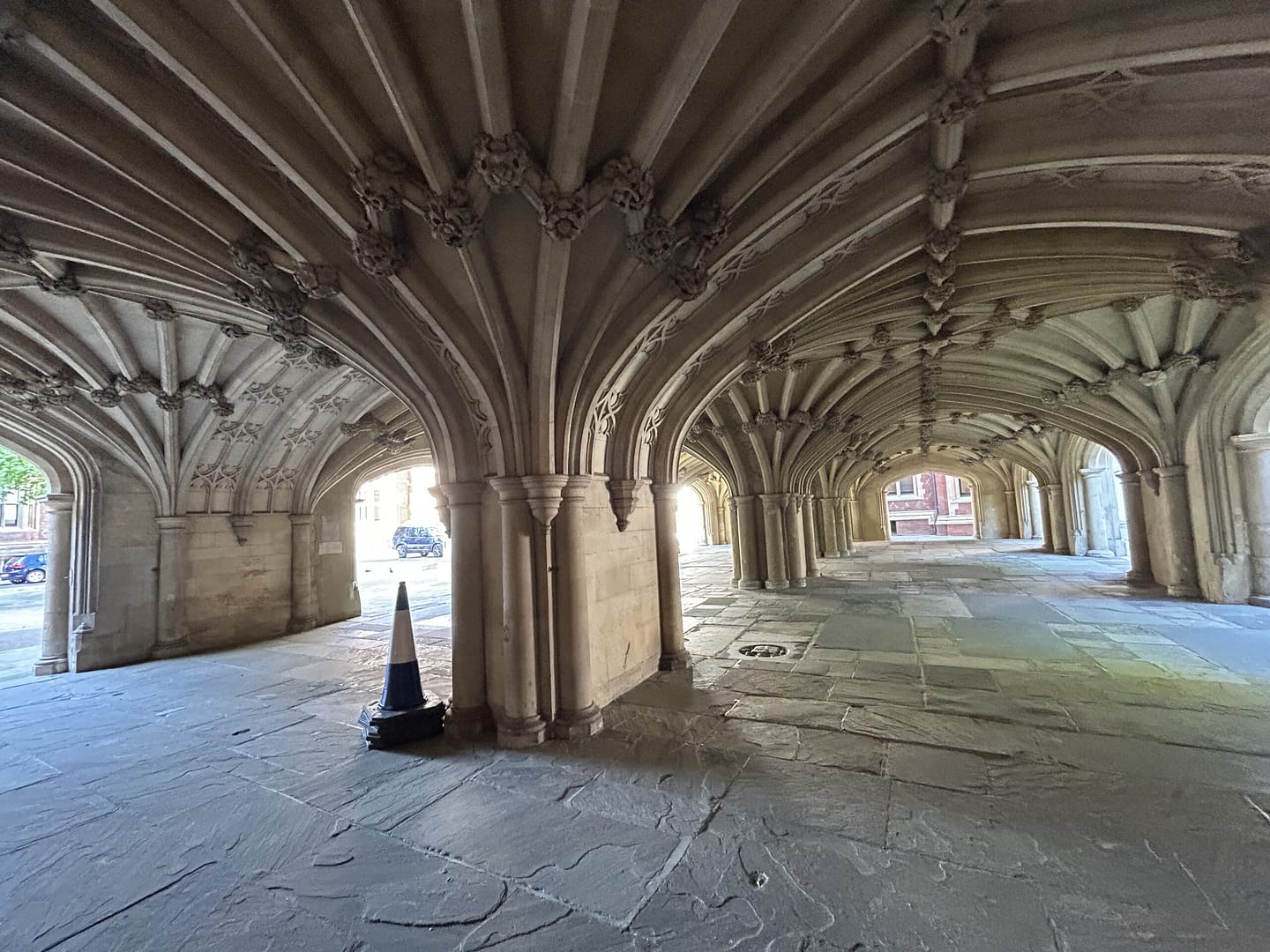 London winter walks Lincoln's Inn Chapel Cloister