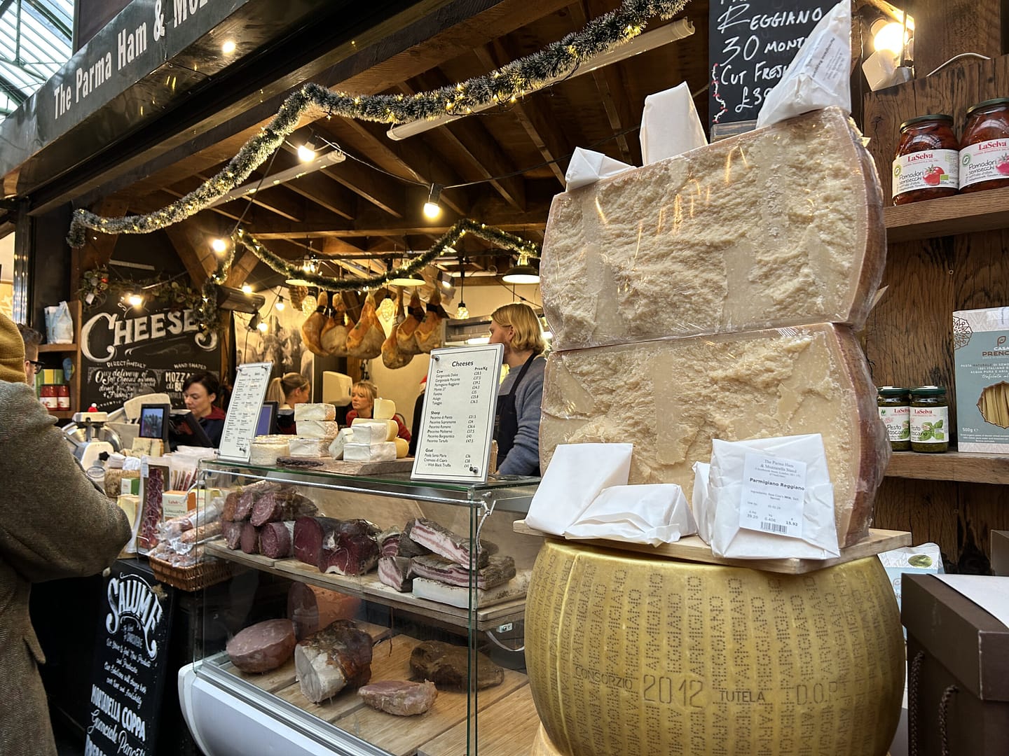 Cheese Stall in Borough Market