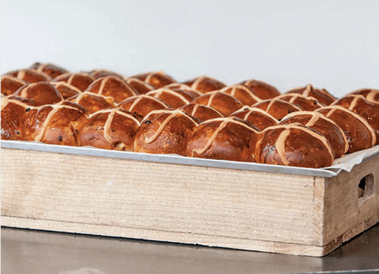 Best desserts in London Hot Cross Bun at Gail