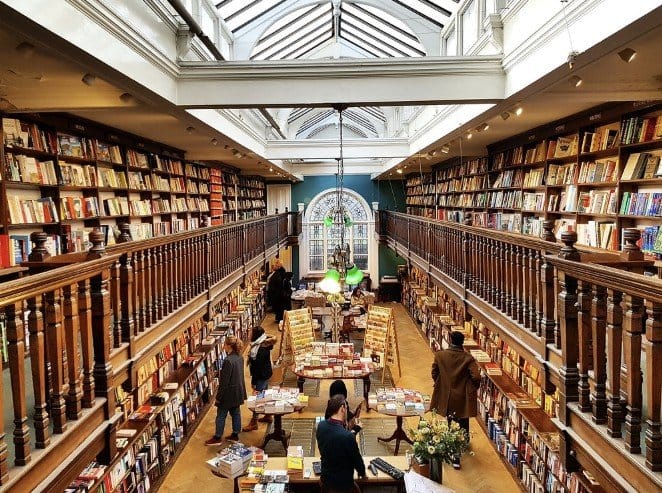 3 days in London Interior of Daunt Books Marylebone, one of London's most beautiful historic bookshops