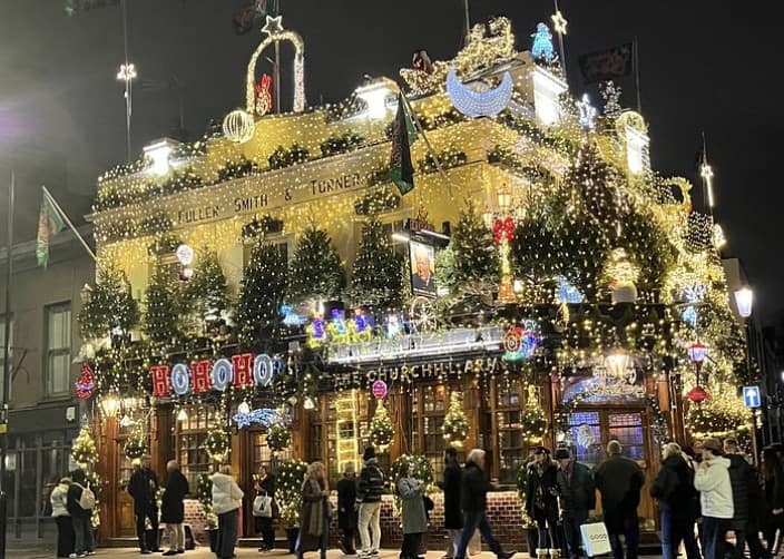 Best Christmas pubs in London Churchill Arms at Christmas